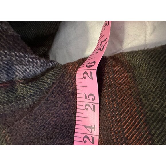 VTG Rugged Outfitters Country Mens XL Plaid Chore Jacket 100% Cotton Zip Rustic - Picture 12 of 16